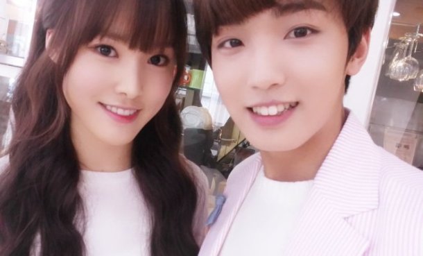 yuju gfriend & sunyoul up10tion - cherish